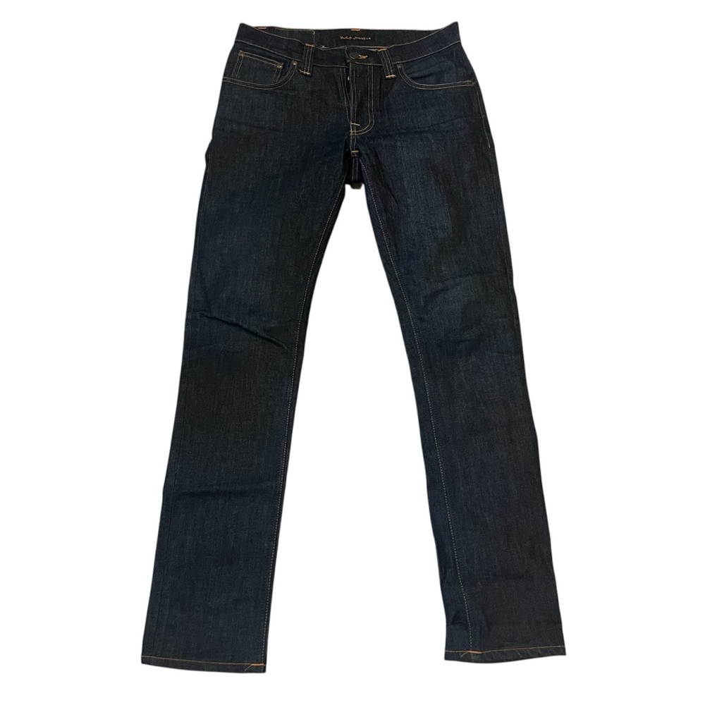 Nudie Jeans Men's Straight Jeans - Dark Blue